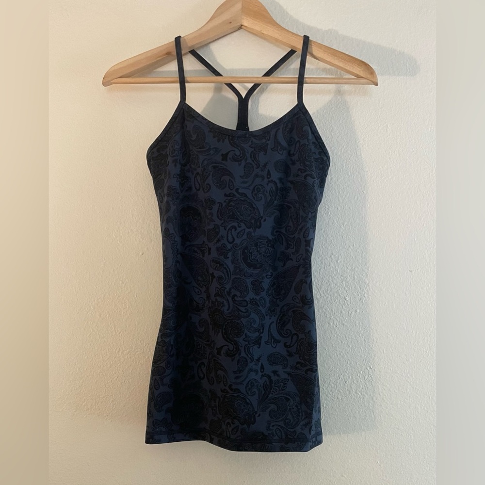 Lululemon Paisley Power Y Tank